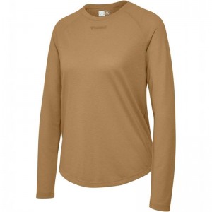 Hummel Mt Vanja L/S T-shirt Dam Bruna | 134174-354