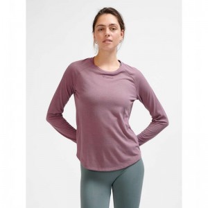 Hummel Mt Vanja L/S T-shirt Dam Rosa | 037205-791