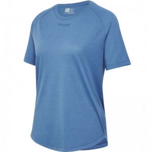Hummel Mt Vanja T-shirt Dam Blå | 910893-096