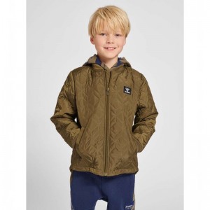 Hummel Mule Thermo Jackor Barn Olivgröna | 966464-940