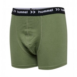 Hummel Nalle 3 Pak Boxer Barn Olivgröna | 209252-362