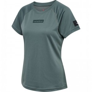 Hummel Nwlcharge Mesh W T-shirt Dam Grå | 455240-615