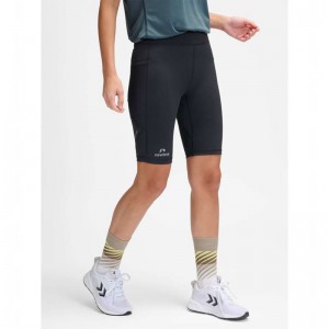 Hummel Nwlrace Hw Pocket Tight W Shorts Dam Svarta | 152156-648