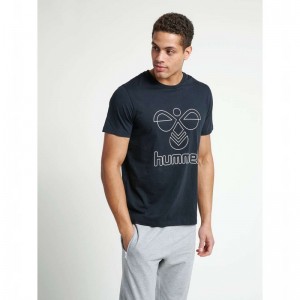 Hummel Peter S/S T-shirt Herr Svarta | 618425-531