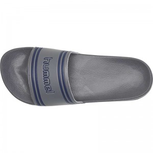 Hummel Pool Retro Badtofflor Herr Grå | 696180-417
