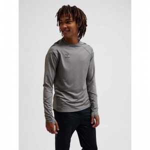 Hummel Pro Training Crew Sweat Tröjor Herr Grå | 981910-721