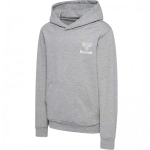 Hummel Proud Hoodie Barn Grå | 866846-137