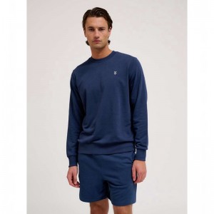 Hummel Pulse Sweat Crewneck Tröjor Herr Marinblå | 931604-148