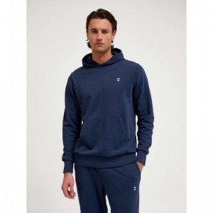 Hummel Pulse Sweat Hoodie Herr Marinblå | 410809-054