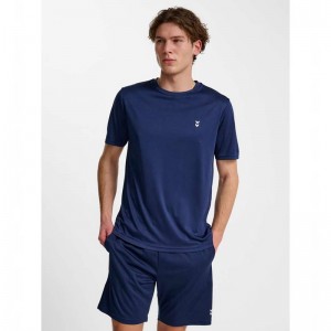Hummel Pulse Training S/S T-shirt Herr Marinblå | 261590-178