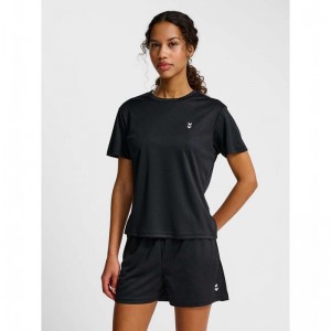 Hummel Pulse Training W S/S T-shirt Dam Svarta | 389183-107