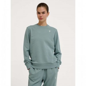 Hummel Pulse W Sweat Crewneck Tröjor Dam Grå | 109173-921