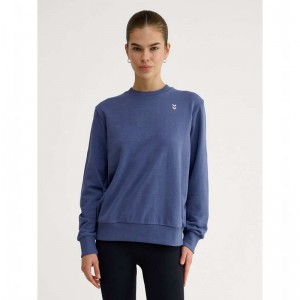 Hummel Pulse W Sweat Crewneck Tröjor Dam Blå | 707148-838
