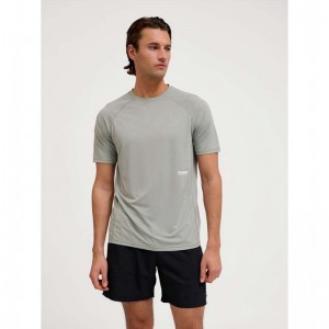 Hummel Pulse Workout S/S T-shirt Herr Grå | 369260-401