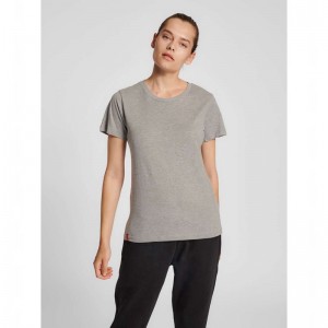 Hummel Red Basic S/S T-shirt Dam Grå | 133815-942