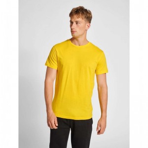 Hummel Red Basic S/S T-shirt Herr Gula | 577195-650