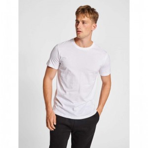 Hummel Red Basic S/S T-shirt Herr Vita | 692056-952