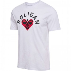 Hummel Roligan Cotton T-shirt Herr Vita | 185527-180