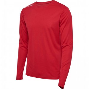 Hummel Run L/S Hoodie Herr Röda | 088577-058