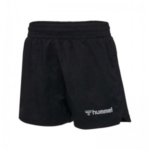 Hummel Run T-shirt Barn Svarta | 906972-675