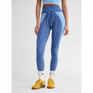 Hummel Seamless High Waist Strumpbyxor Dam Blå | 550110-492