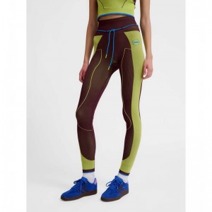Hummel Seamless High Waist Strumpbyxor Dam Gröna | 128294-414