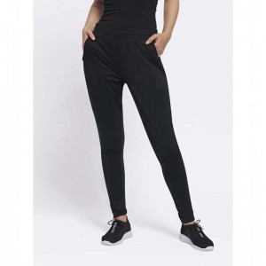 Hummel Selby Tapered Byxor Dam Svarta | 410756-250