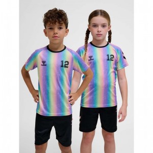 Hummel Shimmer S/S Strumpbyxor Barn Rosa | 763977-819
