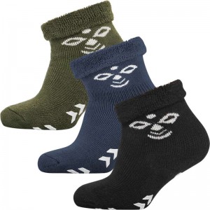 Hummel Snubbie 3 Pk Strumpor Barn Svarta | 612623-016