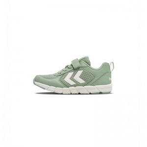 Hummel Speed Jr Sneakers Barn Gröna | 072215-659