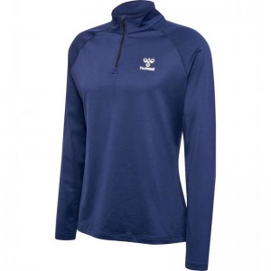 Hummel Sprint Half Zip Tröjor Herr Svarta | 720126-319