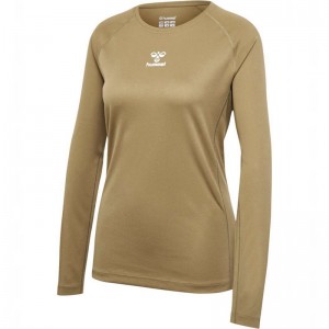 Hummel Sprint Mesh L/S T-shirt Dam Bruna | 636754-444