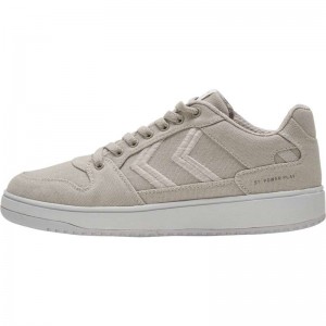 Hummel St. Power Play Canvas Sneakers Herr Grå | 544459-719