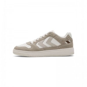 Hummel St. Power Play Suede Mix Sneakers Herr Beige | 081864-338