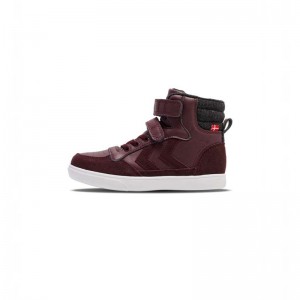 Hummel Stadil Winter High Jr Vinterskor Barn Fuchsia | 450238-736