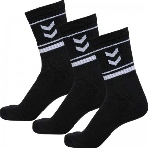 Hummel Stripe Crew 3-packs Strumpor Herr Svarta | 470282-298