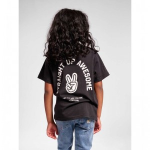 Hummel Stsharlem T-shirt Barn Svarta | 448483-182