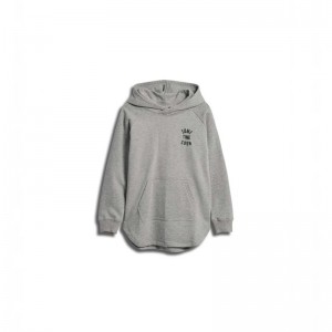 Hummel Stsmonterey Hoodie Barn Grå | 531391-289