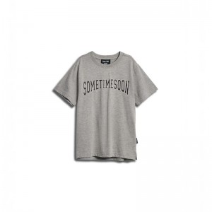 Hummel Stsocean S/S T-shirt Barn Grå | 660871-334
