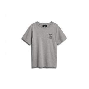 Hummel Stsrevolution S/S T-shirt Barn Grå | 917236-491