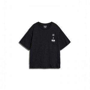 Hummel Ststhiago T-shirt Barn Svarta | 994381-245