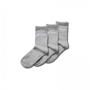 Hummel Stsvarsity 3-pack Strumpor Barn Grå | 397701-396