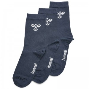 Hummel Sutton 3-pack Strumpor Barn Blå | 479685-252