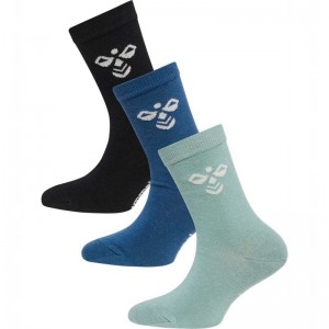Hummel Sutton 3-pack Strumpor Barn Blå | 569537-731