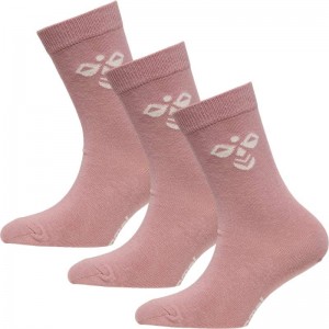 Hummel Sutton 3-pack Strumpor Barn Rosa | 790076-461