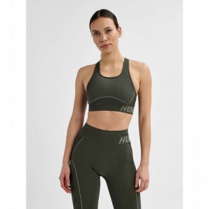 Hummel Te Christel Seamless Top Sportkläder Dam Gröna | 717483-320