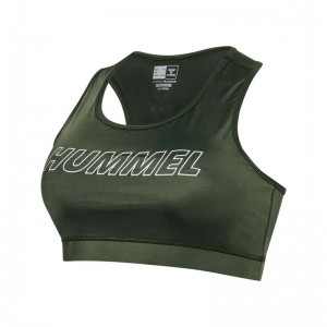Hummel Te Curvy Plus Sport BH Dam Gröna | 138441-413