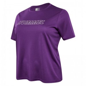 Hummel Te Curvy Plus T-shirt Dam Lila | 688247-882