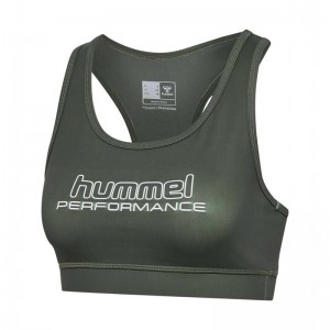 Hummel Te Fundamental Sport BH Dam Gröna | 185140-317