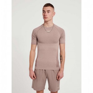 Hummel Te Mike Seamless Sport BH Herr Beige | 341761-836